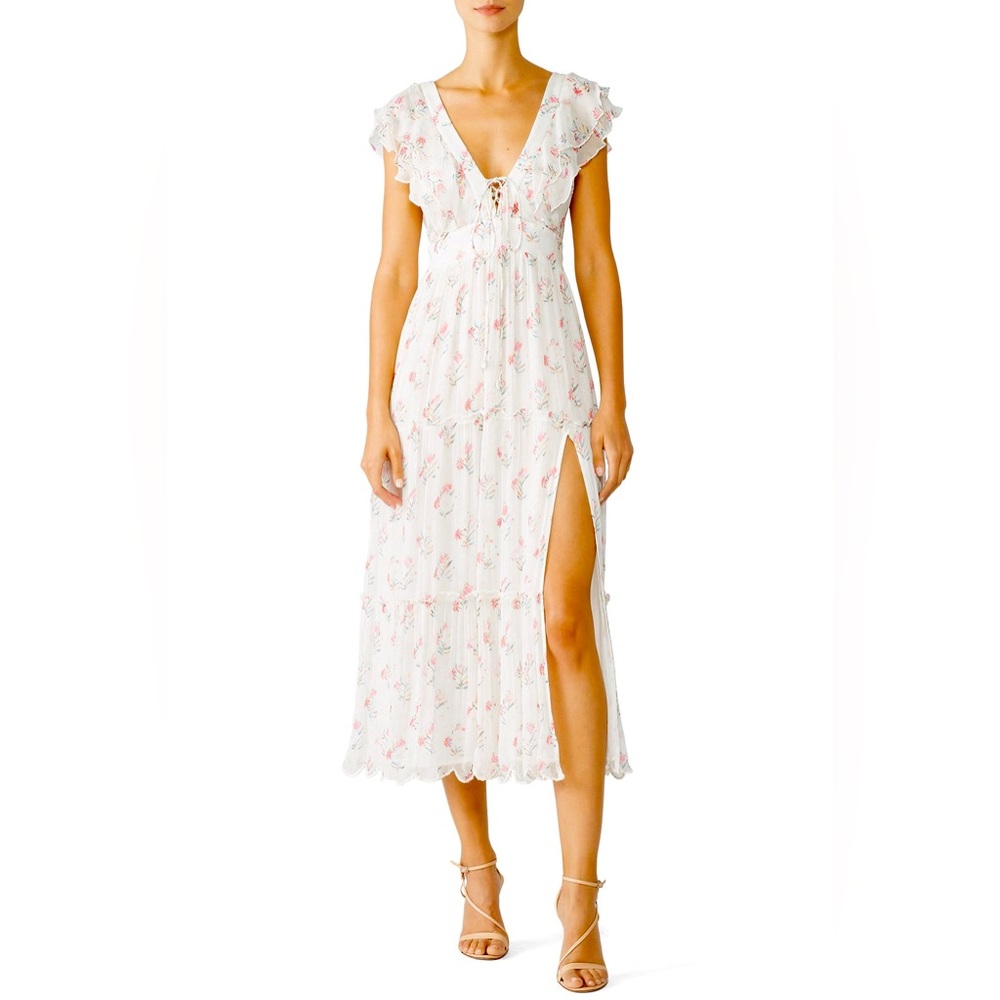 Hemant & Nandita Blush Floral Midi dress